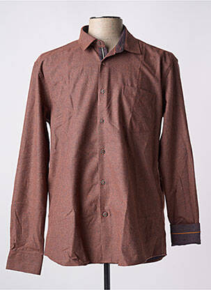 Cămașă cu mâneci lungi maro CAPTEN bărbat