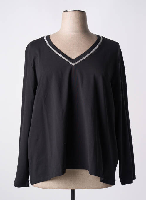 Tricou negru CHRISTINE LAURE femeie