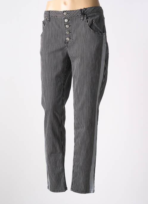 Pantalon slim negru PLEASE femeie