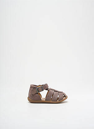 Sandale/Pantofi decupați maro POM D'API băiat