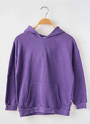 Hanorac cu glugă buzunare mâneci lungi violet COS I SAID SO fată