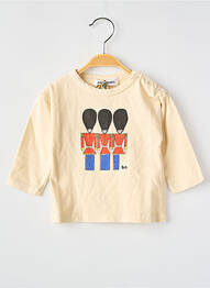Tricou mâneci lungi mâneci lungi bej BOBO CHOSES băiat