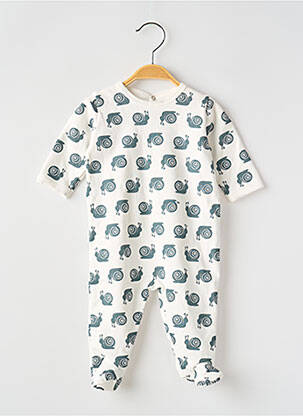 Pijama alb PETIT BATEAU băiat