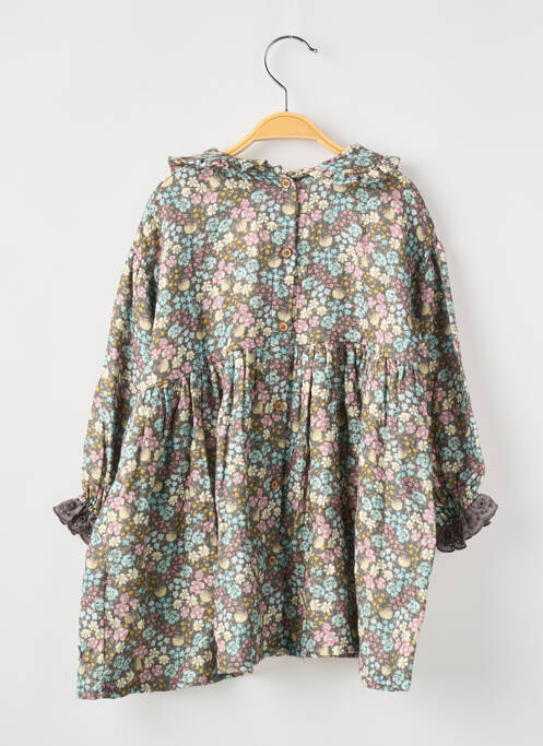 Rochie midi gri TOCOTO VINTAGE fată