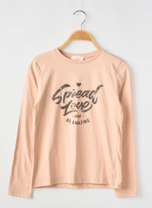 Tricou roz PLEASE fată