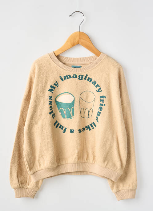 Hanorac bej LETTER TO THE WORLD fată