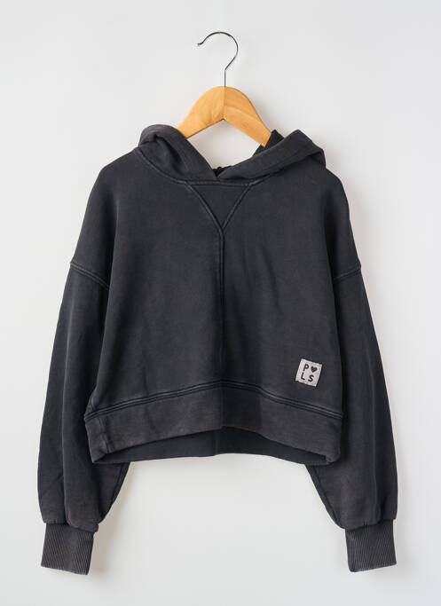 Hanorac cu glugă negru PLEASE copil