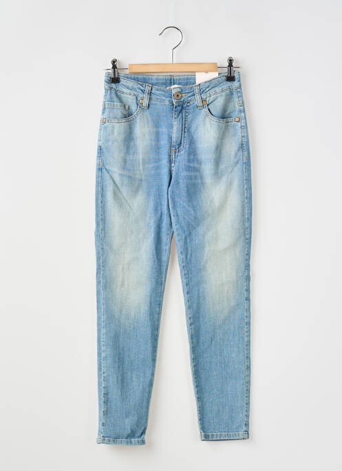 Blugi cu croială slim albastru PLEASE fată