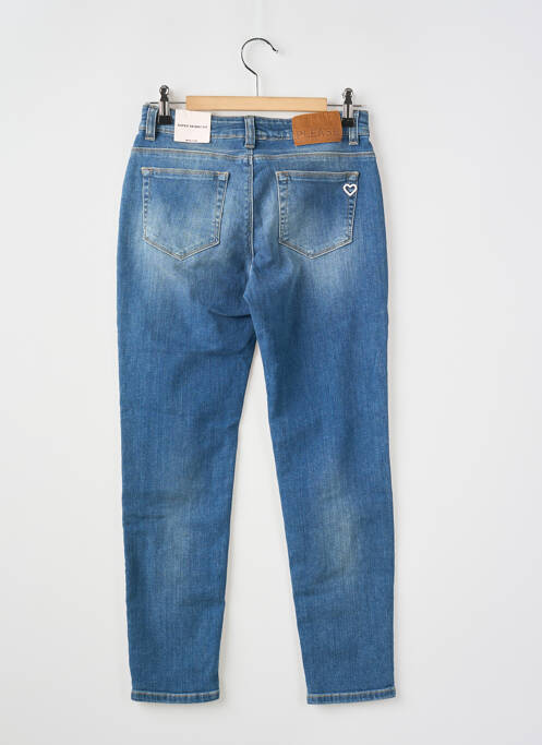 Blugi cu croială slim albastru PLEASE fată