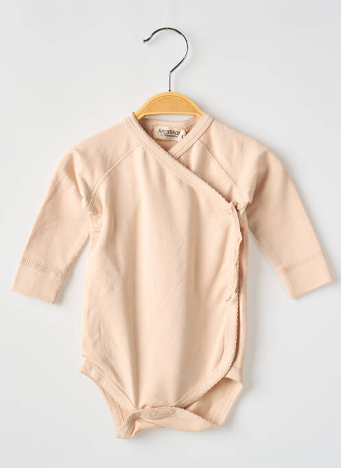 Body de lenjerie bej MARMAR fată