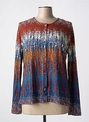 Vestă cu mâneci lungi albastru POUSSIERE D'ETOLE femeie