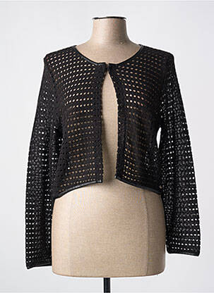 Vestă cu mâneci lungi negru MALOKA femeie