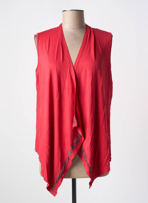 Vestă fără mâneci roșu MALOKA femeie