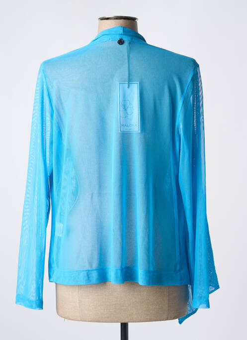 Vestă cu mâneci lungi albastru MALOKA femeie