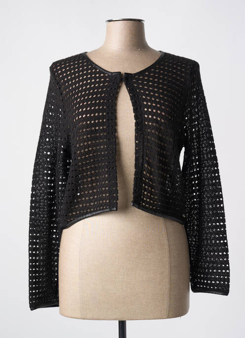 Vestă cu mâneci lungi negru MALOKA femeie