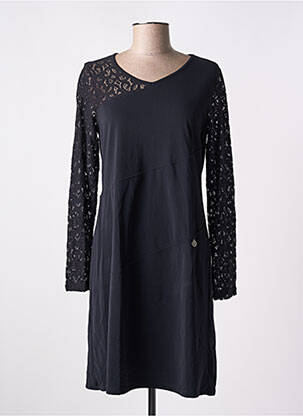 Rochie scurtă mâneci lungi mâneci lungi negru MALOKA femeie