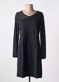 Rochie scurtă mâneci lungi mâneci lungi negru MALOKA femme