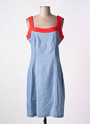 Rochie midi albastru PAUL BRIAL femeie