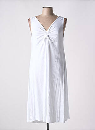 Rochie midi alb MALOKA femeie