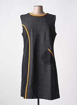 Rochie midi gri PAUL BRIAL femeie