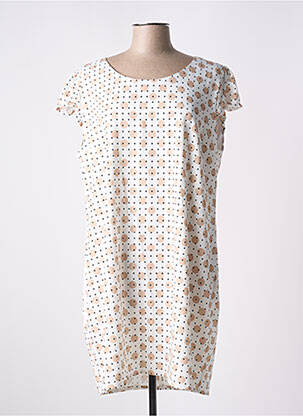 Rochie scurtă bej PAUL BRIAL femeie