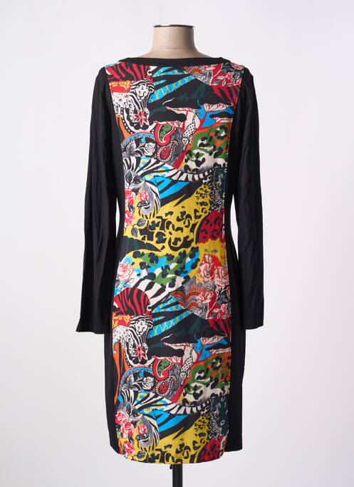 Rochie midi negru MALOKA femeie