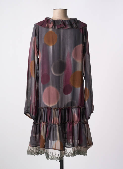 Rochie midi violet LA FEE MARABOUTEE femeie