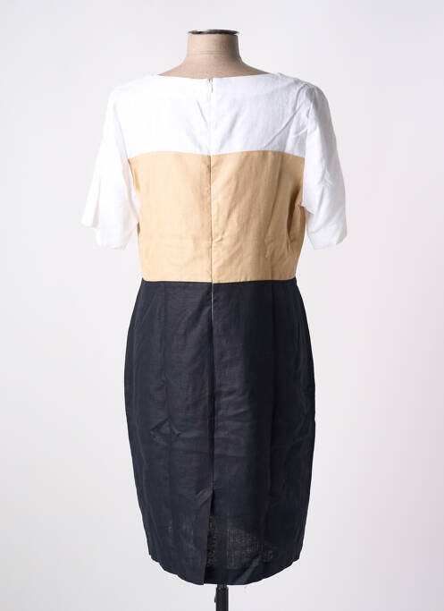 Rochie midi bej PAUL BRIAL femeie