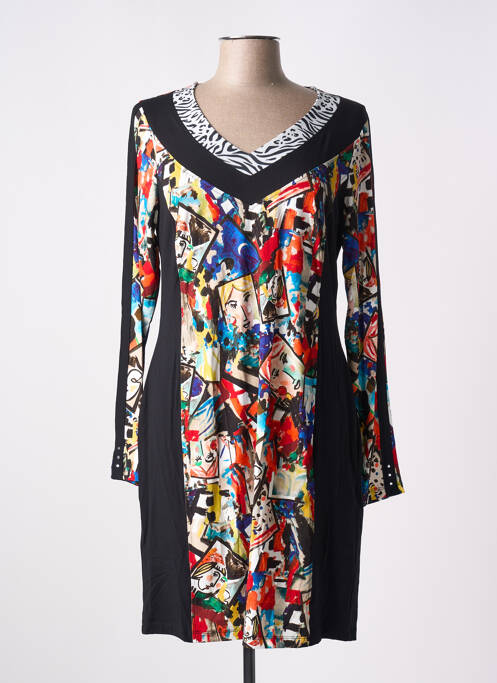 Rochie midi negru MALOKA femeie