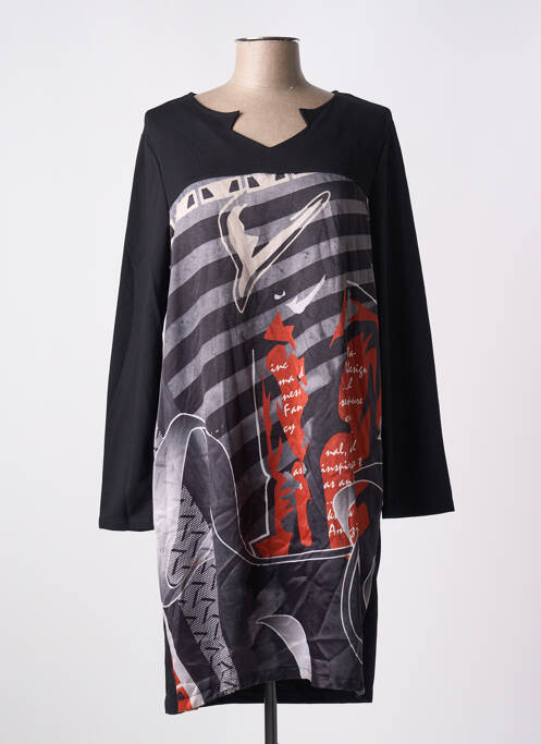 Rochie midi negru MALOKA femeie