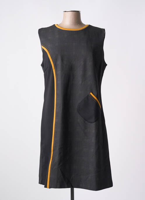 Rochie midi gri PAUL BRIAL femeie