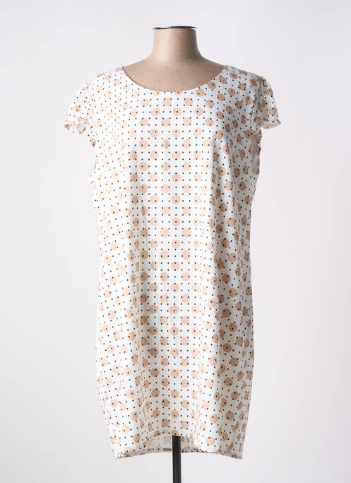 Rochie scurtă bej PAUL BRIAL femeie