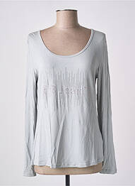 Tricou mâneci lungi mâneci lungi gri PAUL BRIAL femme