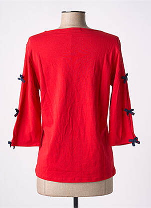 Tricou mâneci 3/4 mâneci 3/4 roșu PAUL BRIAL femeie