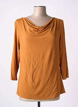 Tricou mâneci 3/4 mâneci 3/4 portocalie SURKANA femeie