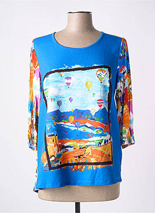 Top albastru MALOKA femeie