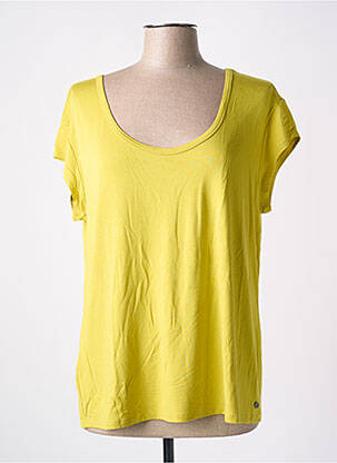 Tricou elasticitate mâneci scurte verde SURKANA femeie