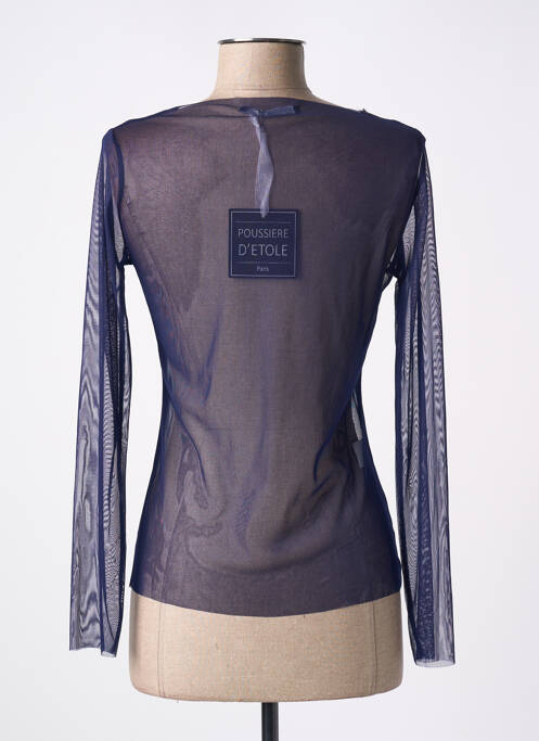 Top albastru POUSSIERE D'ETOLE femeie