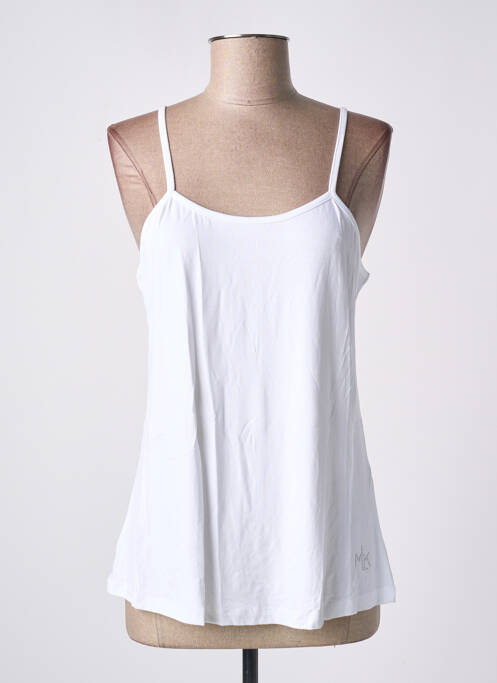 Top alb MALOKA femeie