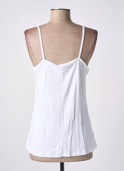 Top alb MALOKA femeie