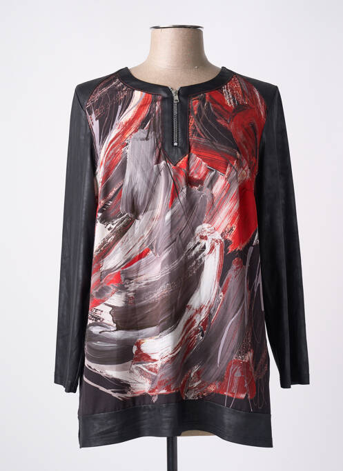 Tunică mâneci lungi negru IMPULSION femeie