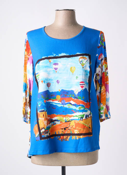 Top albastru MALOKA femeie