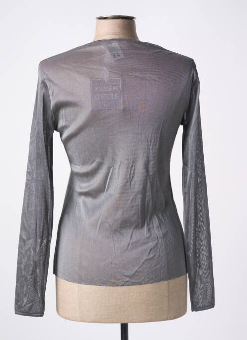 Top argintiu POUSSIERE D'ETOLE femeie