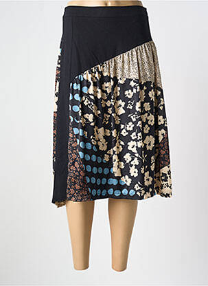 Fustă midi negru MALOKA femeie