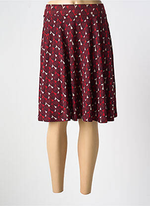 Fustă midi roșu SURKANA femeie