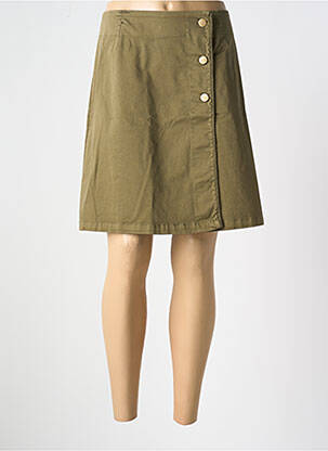 Fustă midi verde PAUL BRIAL femeie