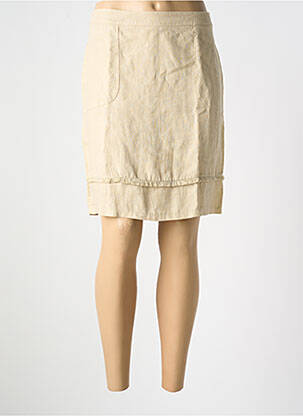 Fustă scurtă bej POUSSIERE D'ETOLE femeie