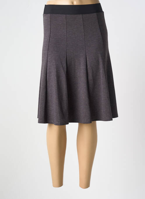 Fustă midi gri POUSSIERE D'ETOLE femeie