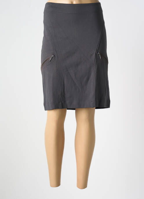 Fustă scurtă gri MALOKA femeie