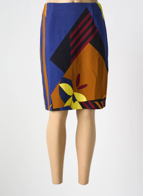 Fustă midi albastru PAUL BRIAL femeie